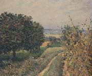 Alfred Sisley, Among the Vines Louveciennes,
